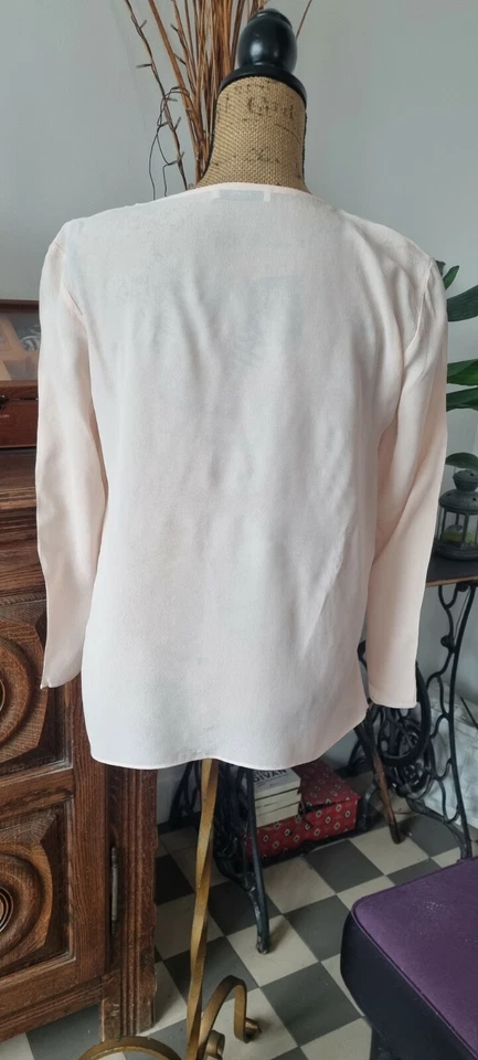 Blouse Femme Zapa Taille 3/40 ( Mesures Sur Les Photos) Rose Pâle, Neuve - Photo 3/4