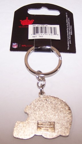 CHICAGO BEARS Football Helmet Enamel/Metal Key Ring ~ NWT - Picture 3 of 3