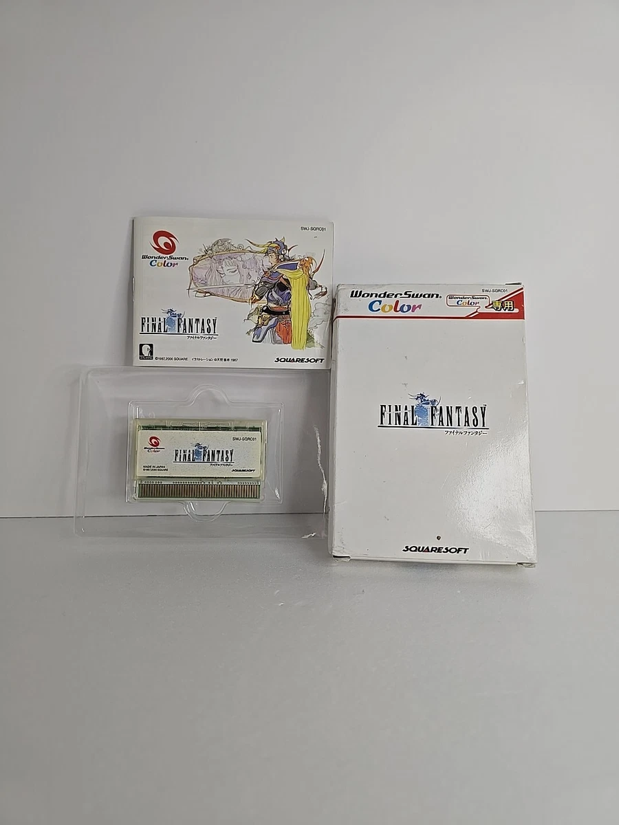 Bandai WonderSwan Color Final Fantasy 2000 Released Video Games