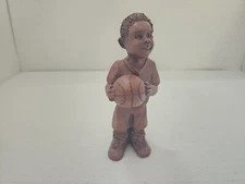 Red Mill Mfg. Handcrafted USA Young Boy Basketball Player Figurine 1997 HTF