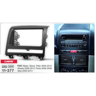 2Din Radio Fascia Dash Kit for FIAT Albea Siena Palio Perla Stereo Panel Frame