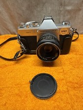 U  VINTAGE MAMIYA / SEKOR 500 TL 35MM SLR CAMERA and 50MM Lens  Leather Case