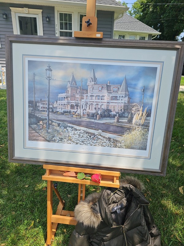 Angel Of The Sea Cape May Painting 24x36 Framed