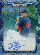 2019 Prizm Draft Picks #99 Tyler Brown Silver Prizm Auto /25 #99 - Team USA