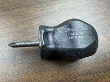 Snap-on Tools Ssdp21 1 Phillips Stubby Screwdriver Hard Black Handle Usa Snap-on Tools Ssdp21 1 Phillips Stubby Screwdriver Hard Black Handle Usa