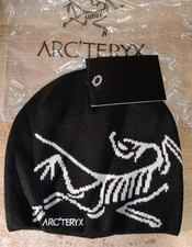 Arc  teryx Bird Head Toque Beanie - Black - Unisex Winter Hat - NWT