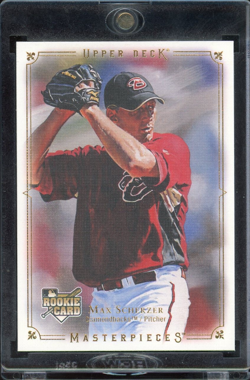 2008 Upper Deck Masterpieces #5 Max Scherzer Rookie RC
