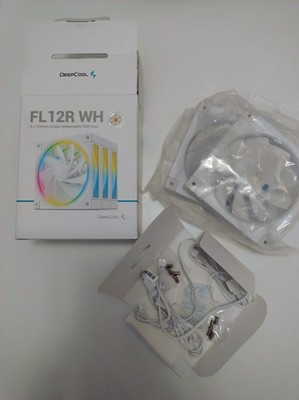 DeepCool FL12 White 120mm PWM Lüfter 3-Pin Neu Gehäuselüfter leise RGB  2 Stück 