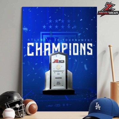 SLU Team B!ll!k3ns Is The 2025 Atlantic 10 Tournament Champs Men s Soccer Poster