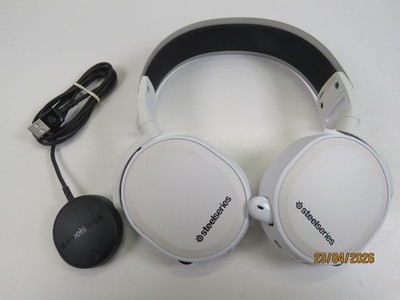 SteelSeries Arctis 7 Wireless Gaming Headset - White (Missing Ear Pads) [A519]