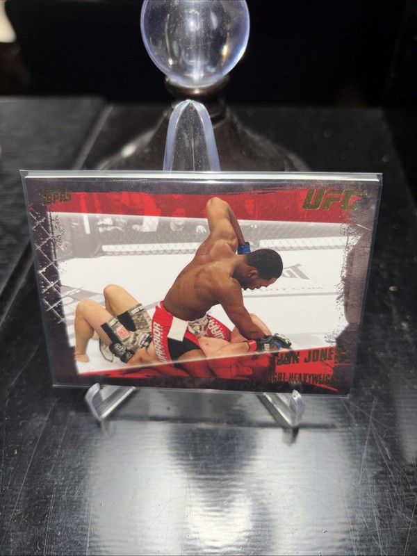Jon Jones 2010 Topps Rare Gold Parallel Thick #49 MMA GOAT 