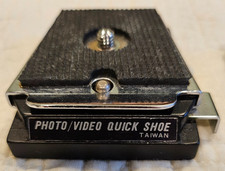 Vintage Quick Release Shoe Plate for Tripod Mount Camera - 3 inches 2 