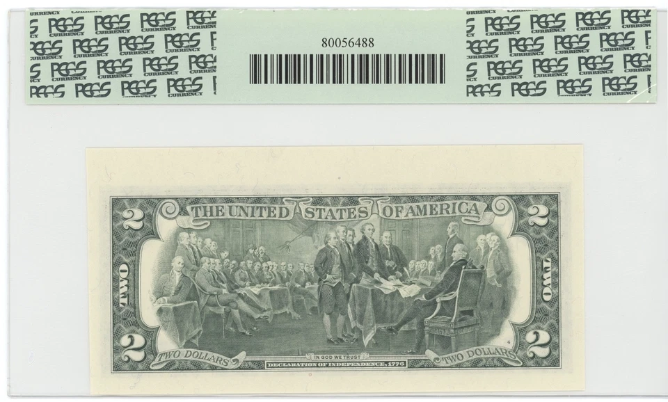 1938L-2003A $2.00 FW Federal Reserve note PCGS 68PPQ SN#L 99462766 A A True Gem - Image 2 of 2