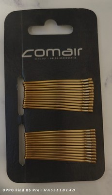 Comair Haarklemmen Klassik 24er Karte 5cm Gold Plain