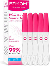 Early Detection Pregnancy Tests, 5 Count HCG Tests for Home Use, Midstream Early
