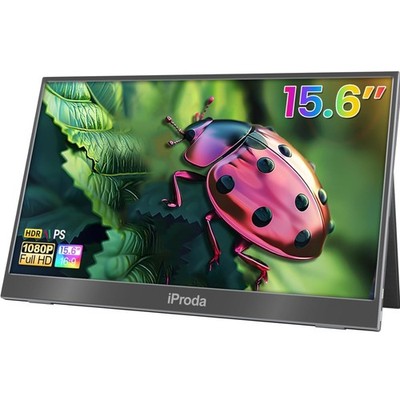 portable monitor, 15,6 Zoll, FHD, USB C, Lautsprecher, tragbarer PC Monitor