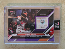 2024 Topps Now Jackson Holliday 1st MLB HR Home Run Base Relic 61D /25