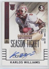 2015 Panini Contenders Draft Picks Auto Karlos Williams #205 Auto i8r