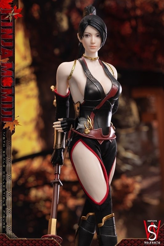 In store SWTOYS FS076 1/6 Ninja Momiji Black Version 12
