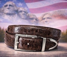 Brighton USA Belt Size 44 NWT Handcrafted USA Italian Calfskin M30528 78