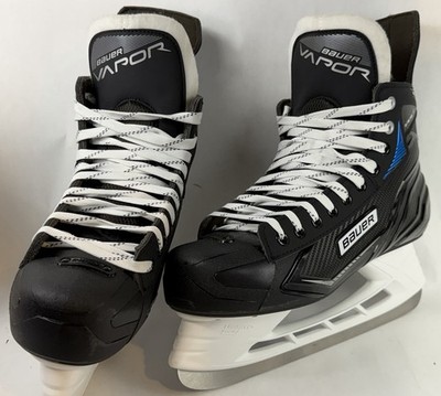 Bauer Vapor Volt X Blue & Carbon Fiber Ice Hockey Skates Size 11.5