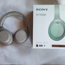 Sony WH1000XM4 Wireless Noise Cancelling Headphones Platinum Silver Auth