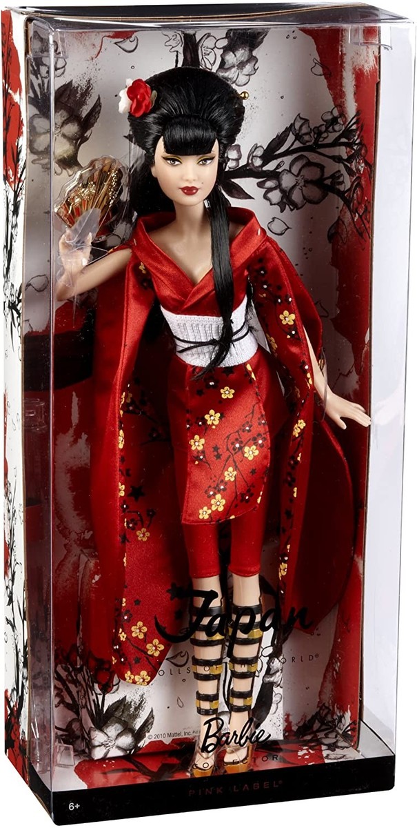 Dolls of the World Japan Barbie Pink Label 2010 Mattel V5004 | eBay