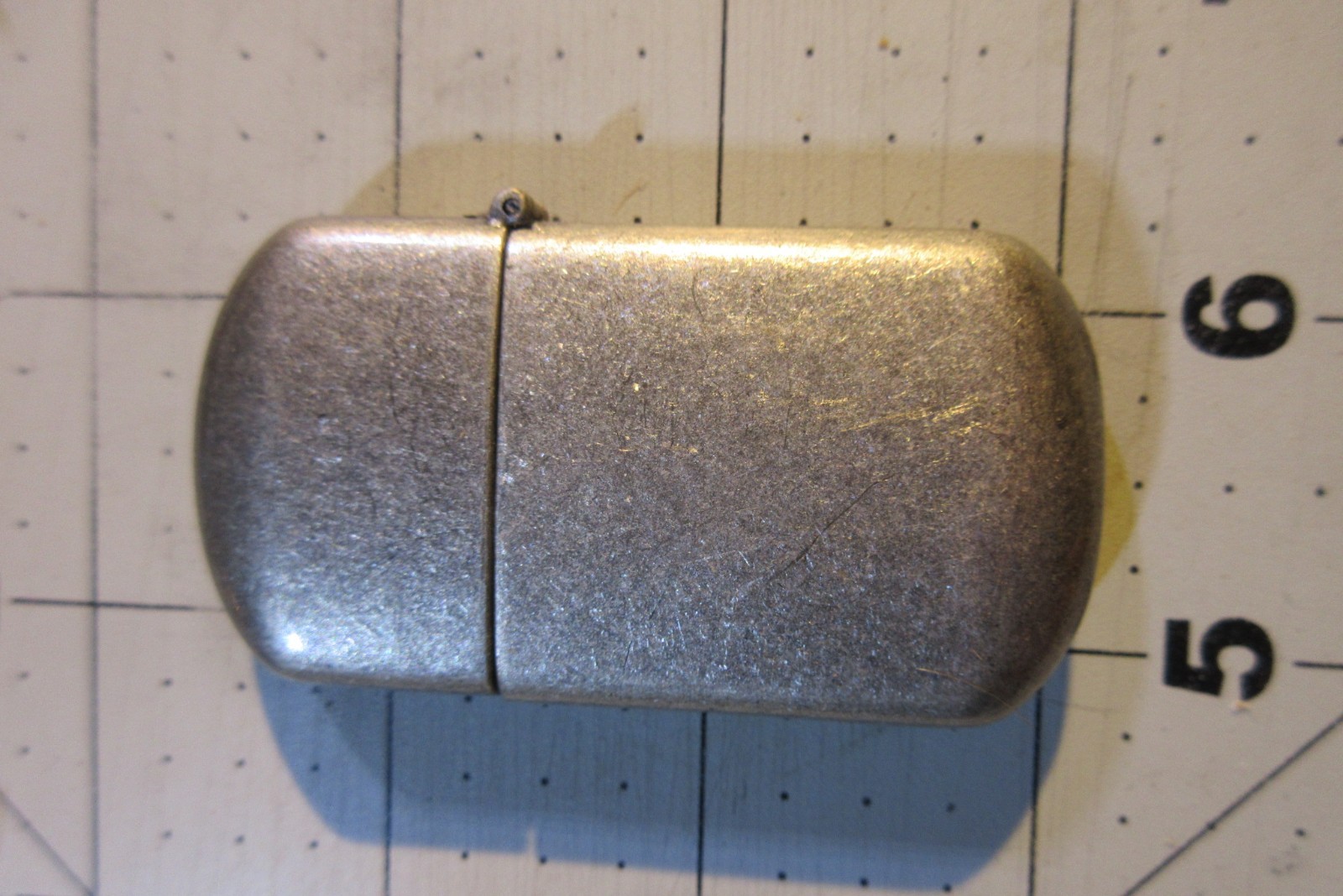 CAMEL LIGHTER RJR PROMO UNSTRUCK Aged pewter ROUNDED NOS VINTAGE 1990’S