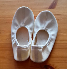Ballettschläppchen Schläppchen, Gr. 29, weiß, ganze Sohle