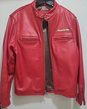 W.R.D CHEVIGNON Genuine Leather Biker Jacket ...