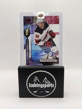 2021-22 Upper Deck Premier Dawson Mercer Rookie Auto #110 DEVILS