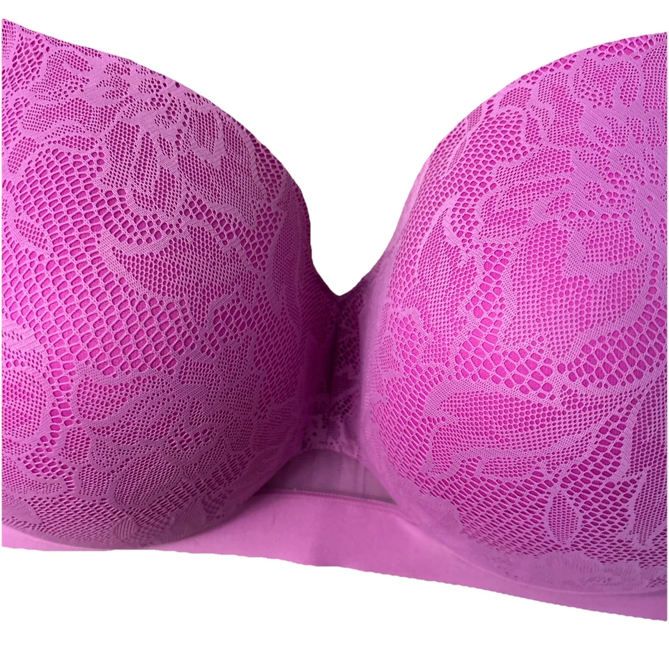Lane Bryant Cacique Comfort Bliss Lightly Lined Balconette Bra 42G NWT PurplePnk - Image 3 of 4