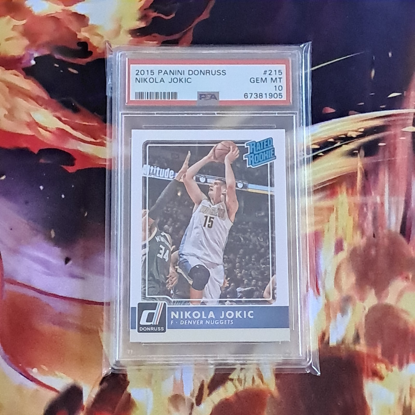2015-16 Panini Donruss - Rated Rookie Nikola Jokić #215 PSA 10