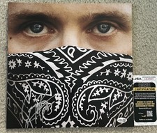 COREY KENT Signed Black Bandana Autograph Vinyl Country Music Star Jsa Coa