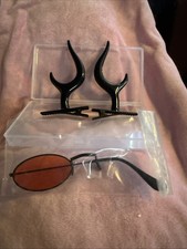 One Eyes Glasses And Clip In Horns Cosplay Fetish Unique