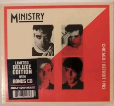 Ministry: Chicago/Detroit 1982 2-Disc CD Limited Deluxe Edition Of 1000 SEALED