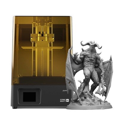Phrozen Sonic Mighty 4K Large LCD Resin 3D Printer, L7.9 x 4K, Brown