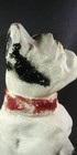 Large 1930s? Carnival Chalkware Boston Terrier French Bulldog Dog Statue 10"x14" — photo 9