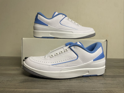 Nike Air Jordan 2 II Retro Low UNC University Blue DV9956-104 Mens Size 11.5 NEW