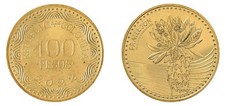 Colombia 100 Pesos, 2022, KM #296, Mint