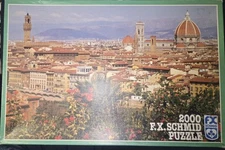 F.X. Schmid Jigsaw Puzzle Featuring a Panoramic View of Florence, Italy - 2000pc