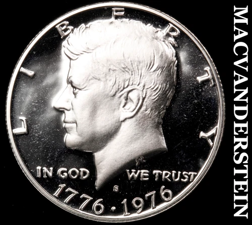 1976-S Kennedy Half Dollar- Silver- Choice Gem Proof Luster No Reserve #i9446