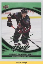 2023-24 Upper Deck MVP Green Script Shayne Gostisbehere #184 READ 14h9
