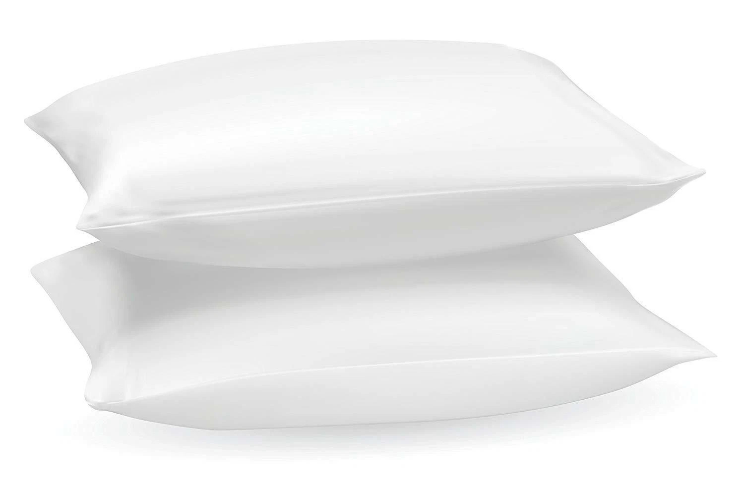 2 Pack White Duck Feather Extra Filled Hypoallergenic Pillows