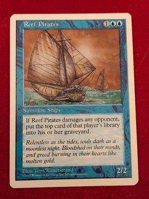Reef Pirates Regular C LP Fifth Edition MTG