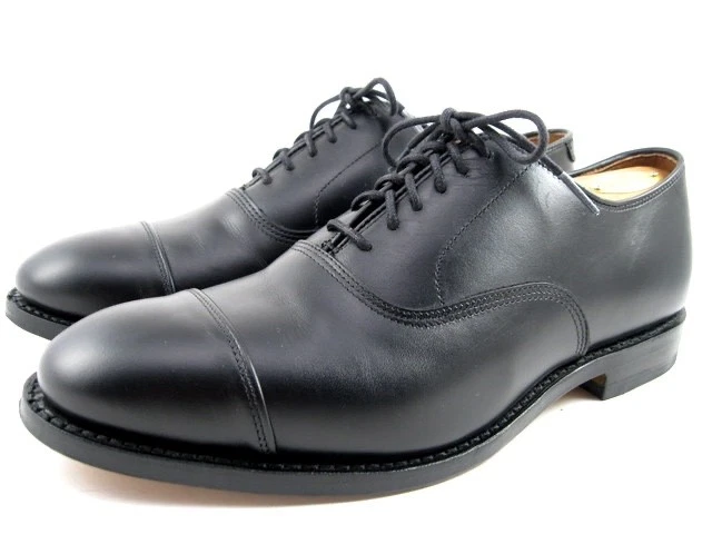 Oxford Allen Edmonds "PARK AVENUE" Puntera-Puntera 8.5 E Negro Hecho en EE. UU. (606N) Foto 4 de 4