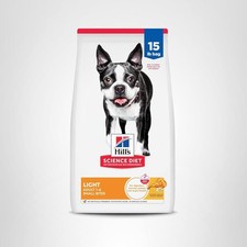 Adult Light Weight Management Small Bites Dry Dog Pet Supplies, 15-lb bag