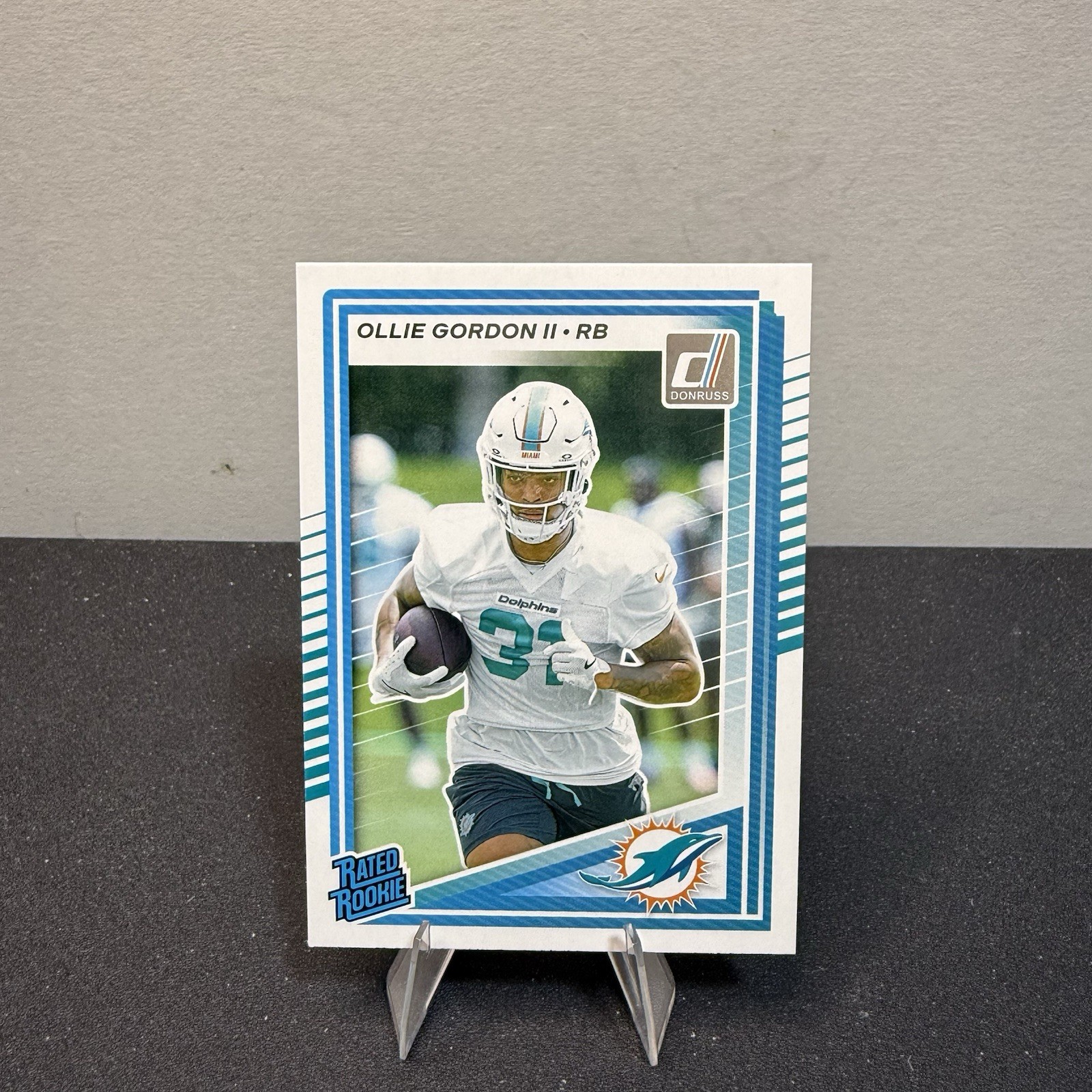 2025 Panini Donruss - Rated Rookie Ollie Gordon II #394 (RC) Miami Dolphins