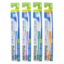 Dr. Denlist Toothbrush, Straight Cut, Regular, 12 Piece Set