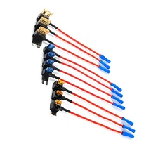 12V Car Add-a-Circuit Fuse Adapter With Standard & Mini Tap Blade Fuse Holder